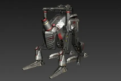 机甲攻击机器人 3D模型