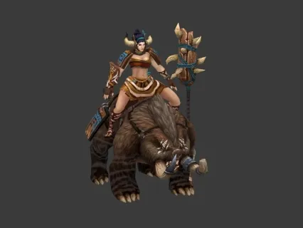 骑士3D模型