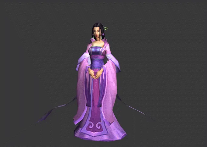 妇女游戏模型-1