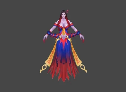 神魔 女妖精 幽灵 3D模型