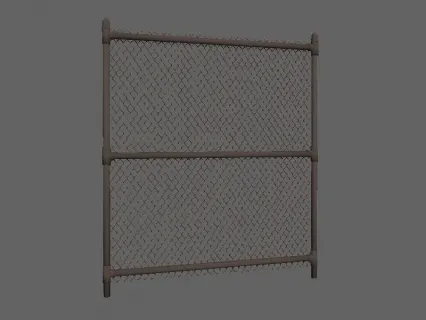 铁网栏 3D模型