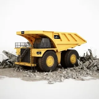 巨型运输车 3D模型