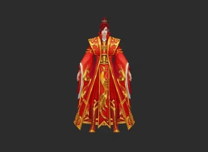 喜气礼服 3d模型