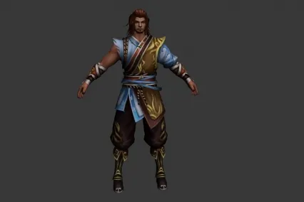 驿站车夫 3D模型