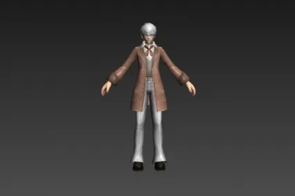 长衫眼镜男