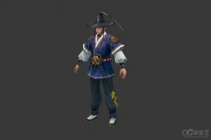 古装人物3D模型