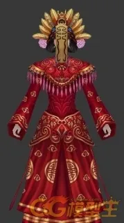 僵尸新娘 3D模型免费下载