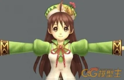 萝莉美少女 3D模型免费下载