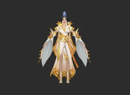 皇家女眷 3d模型