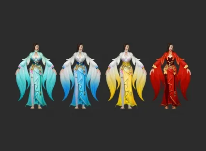 丽丽红娘 3d模型