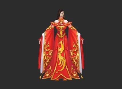 婚服 3d模型
