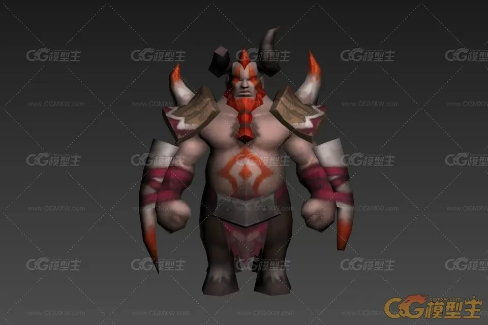 兽身人狂战士 CG模型免费下载-1