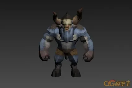 蛮牛战士 CG模型