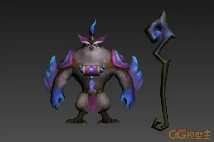 猫头鹰战士 3D模型