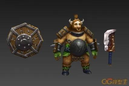 牛儿兵 CG模型