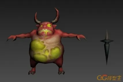 牛角蟾蜍 3d模型
