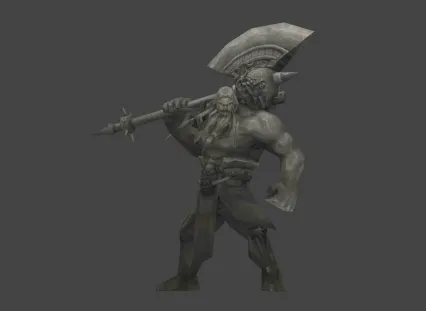 雕像 3d模型