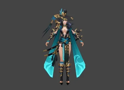 网灵儿 3d模型