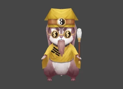 跟宠 宠物 松鼠 3D模型