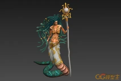 珊瑚祭司 CG模型免费下载