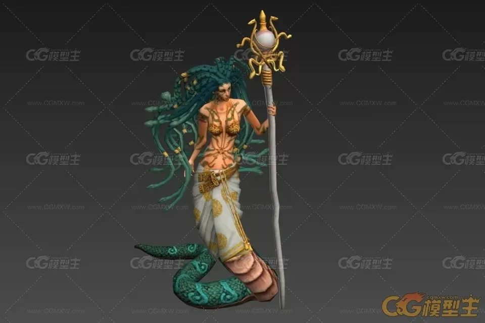 珊瑚祭司 CG模型免费下载-1
