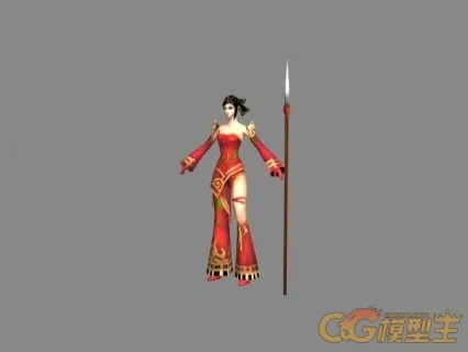 神火教弟子 CG模型