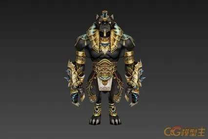 怪物模型 黑虎战士 3d模型