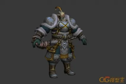 怪物模型 虎豹骑战士 3d模型
