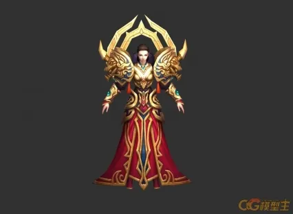 光环女神模型 铠甲