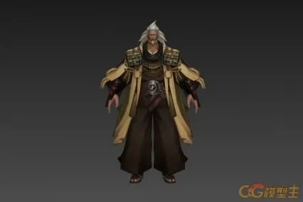 人物模型 白毛狮王 3d模型