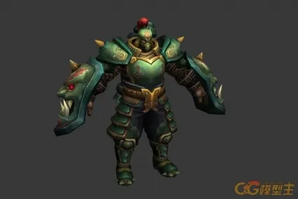 人物模型 大力士盾兵 cg模型