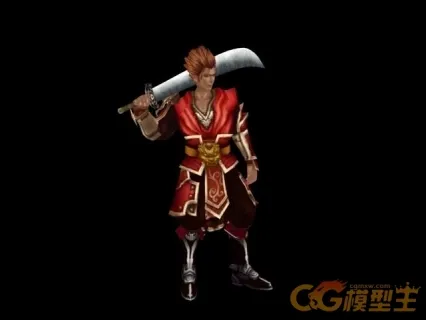 人物模型 甘宁 cg模型