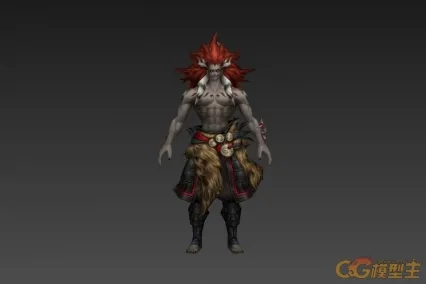 人物模型 红发精魔 3D模型免费下载