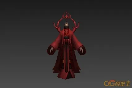 人物模型 红衣教主 CG模型