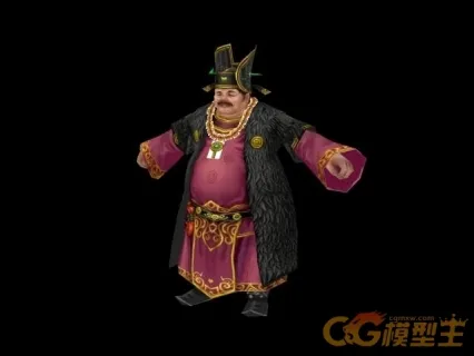 人物模型 货币奖券商 3d模型