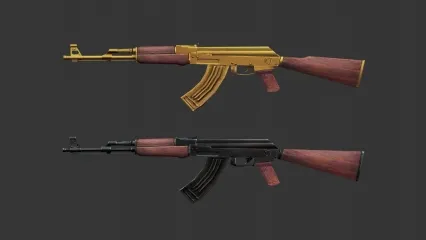 ak47高低搭配 游戏模型 手绘贴图低模 来下载吧