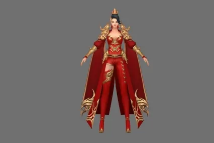 红衣军女战士   女战神