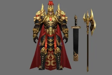 斩刀将军   红披风将士