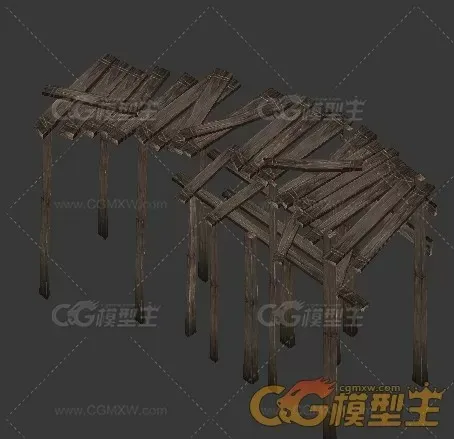 木架桥 cg模型-1