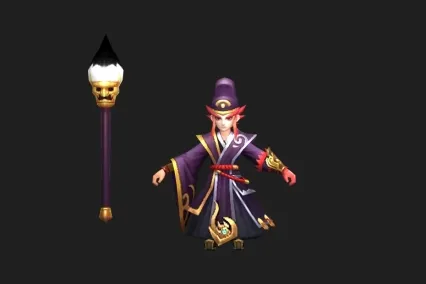 Q版 游戏魔尊  笔判魔人