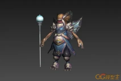 蜥蜴族法师 3d模型