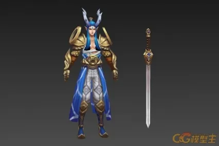 小白龙 3D模型