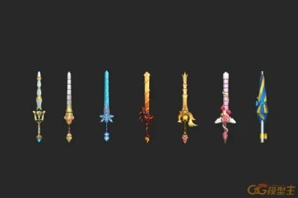 魔杵  宝器  神器 多种兵器模型