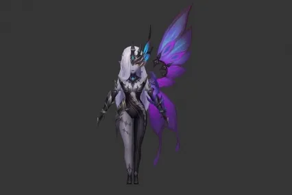 黑魔法  巫女  魅惑魔女   半壁蝴蝶翅膀