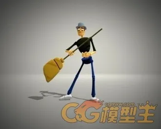 人物跳舞 CG模型