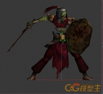 骷髅战士 CG模型免费下载