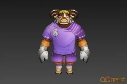 蛮牛战士 CG模型免费下载