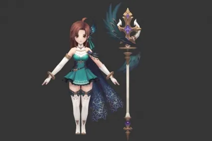 Q版   风神女   魔杖圣女
