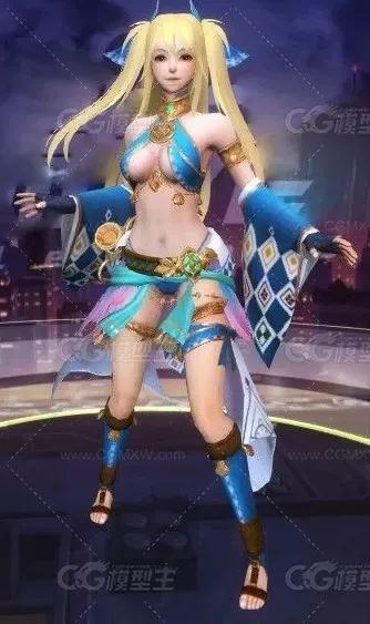 韩国次时代手游【Overhit】最新2019版-角色怪物模型包-3