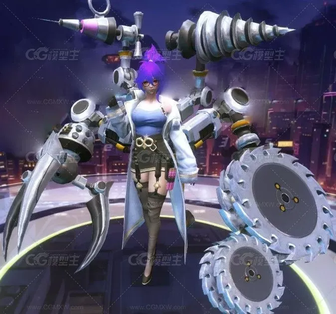 韩国次时代手游【Overhit】最新2019版-角色怪物模型包-7